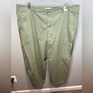 Abercrombie & Fitch Women's NEW Green Chino‎ Khaki Dress Pants Size 18